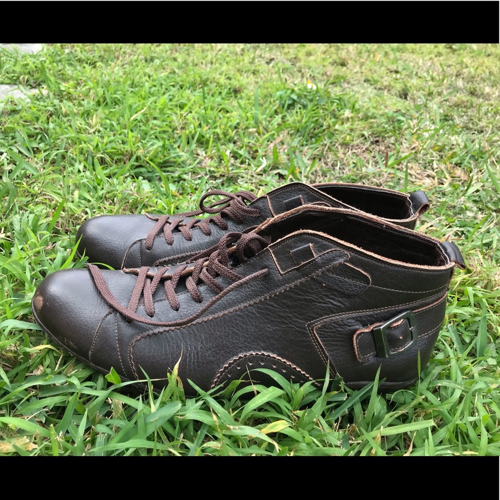 Zara mans shoes boot brown 10.5 size